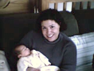 Auntie Hannah with her neice.