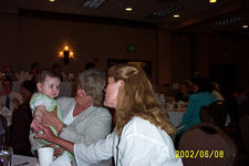 Sitting with Grandma Bonnie and Aunt Susie